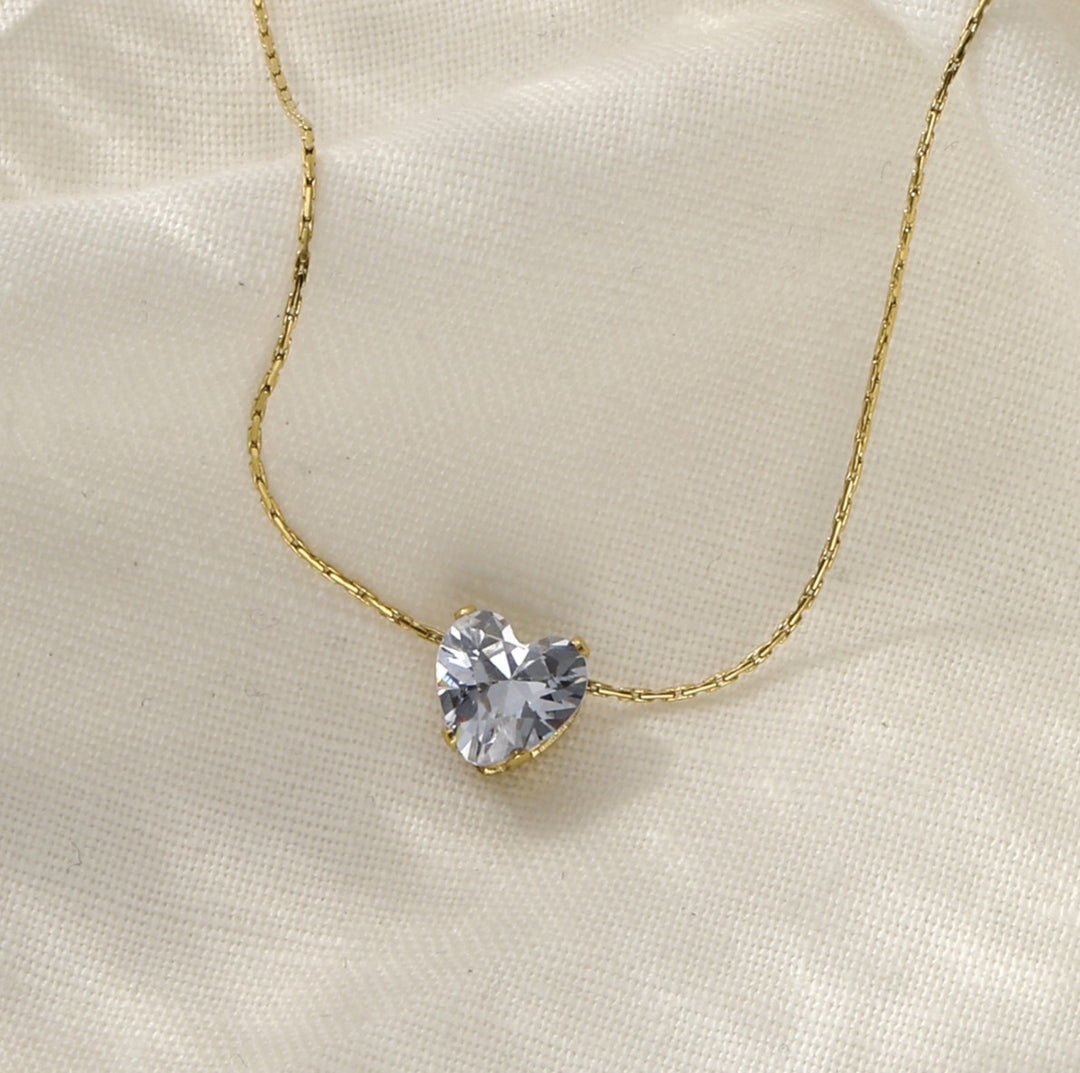 Heart Diamond Necklace