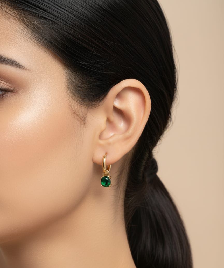 Gold Hoop Earring