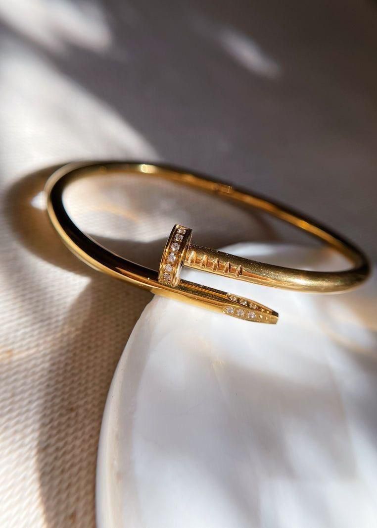 Nail Bangle Bracelet